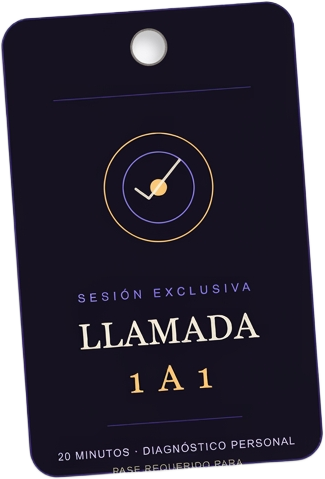 Sesión exclusiva Llamada 1 a 1